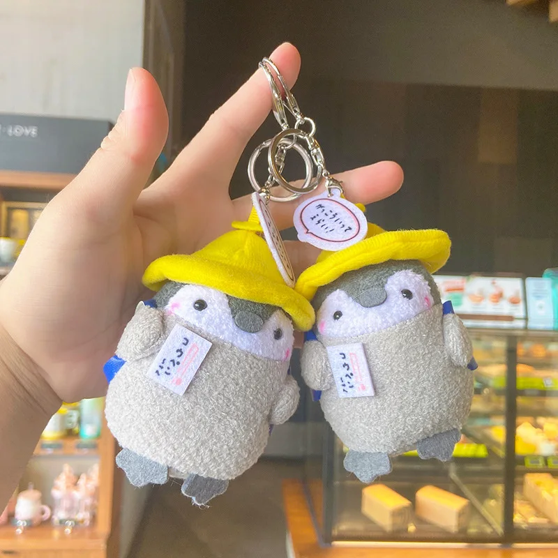 

Japanese Cartoon Koupen Chan Penguin Plush Toys Pendant Dolls Kawaii Keychain Key Chain Car Keyring Bag Hanging Jewelry Gifts
