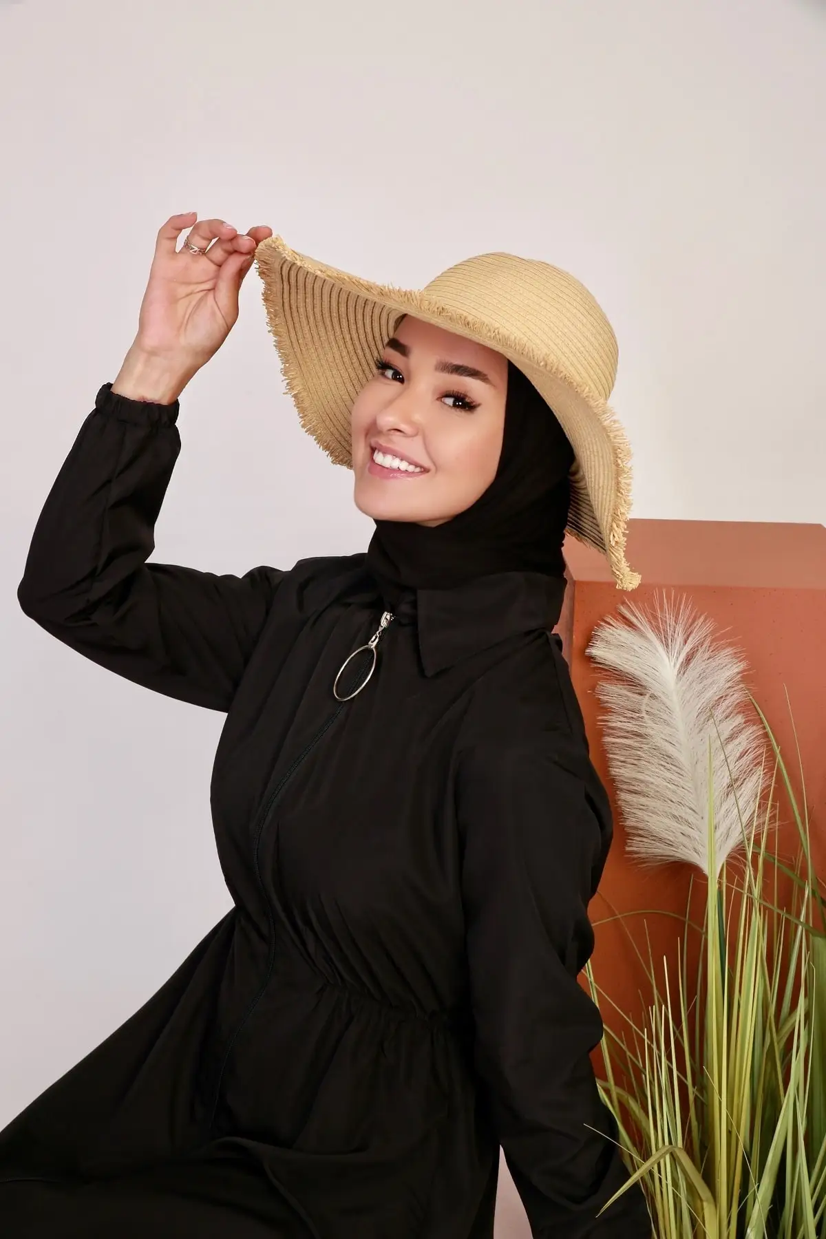 

Muslim Burkinis Black Top Swimwear Modest Summer Clothing Hijab Sport Swimsuit Islamic Full Cover Swimwear
