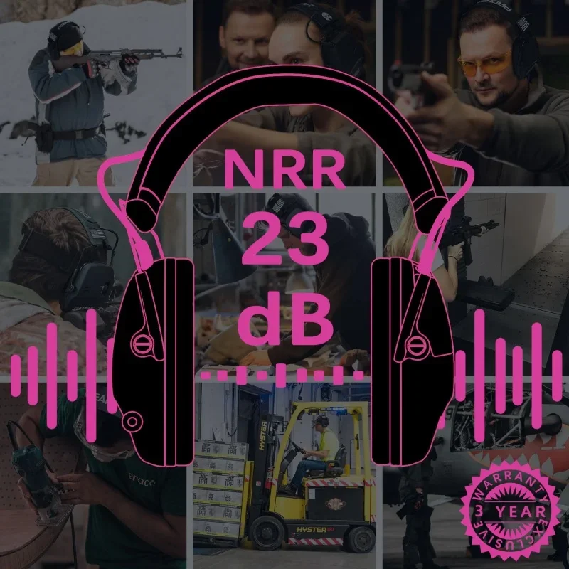 Фото ZOHAN тактические электронные наушники для стрельбы, пистолет, противошумная гарнитура, усиление звука удара, уличная защита слуха №4