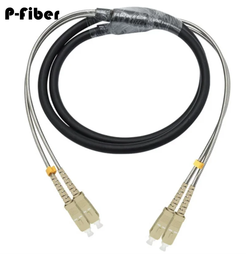 120 м 2/4 ядер наружный патчкорд 7 0 мм 2C 4C OM1 OM2 CPRI LC SC FC DVI водонепроницаемый FTTH