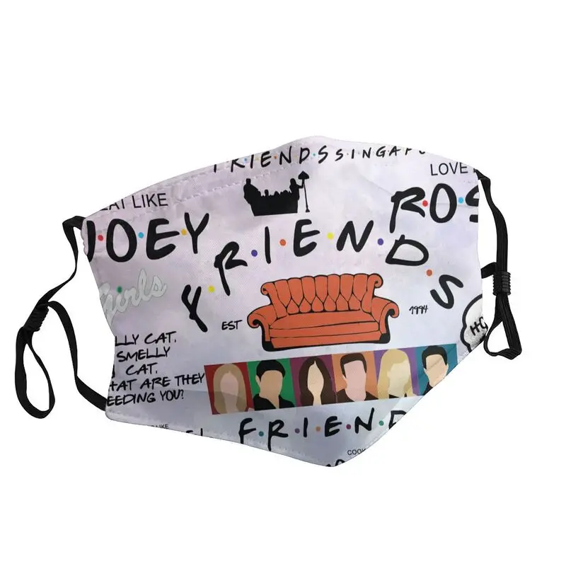 

Маска для лица с коллажем для взрослых и мужчин, многоразовый респиратор для защиты от смога, пыли, телевизора, шоу
