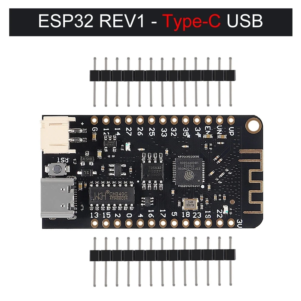 

ESP32 REV1 Lite MicroPython V1.0.0 WiFi Bluetooth antenna TYPE-C interface