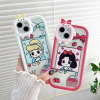 disney princess phone case for iphone 11 12 13 pro max x xs xr shockproof cover
