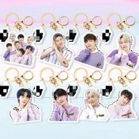 kpop bangtan boys 2022 new acrylic exquisite keychain jewelry pendant cute backpack decoration toy accessories fan gifts jin rm
