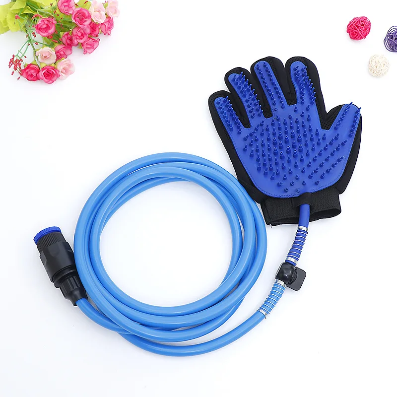 

Pet Massage Silicone Gloves Adjustable Bath Comb Brush Dog Cat Bath Mittens Shower Dog Bathing Glove Artifact Pet Washing Gloves