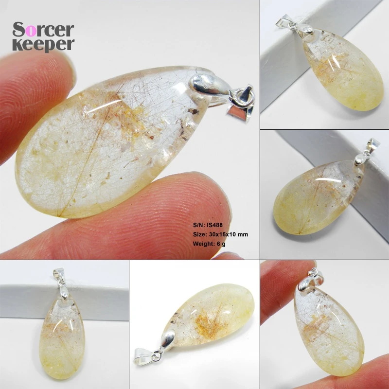 

Натуральный цитрин, желтый кристалл, рутилированный кварц, подвеска, ожерелье, полированный камень, лечебный камень для изготовления ювелирных изделий AA842