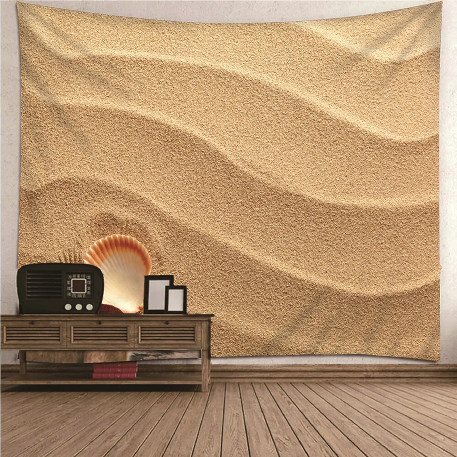

Dorm Tapestry Tapestry Living Room Trippy Mandala Hippie Beach Shell Wall Hanging Blanket Dorm Art Decor Covering