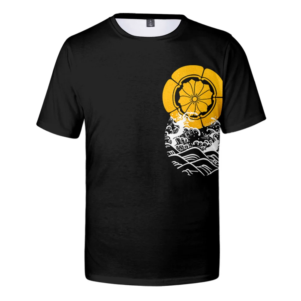 

Мужская футболка 2021, футболка с рисунком карпа, 3D футболка с круглым вырезом для женщин и мужчин, летняя уличная одежда в стиле Харадзюку с к...