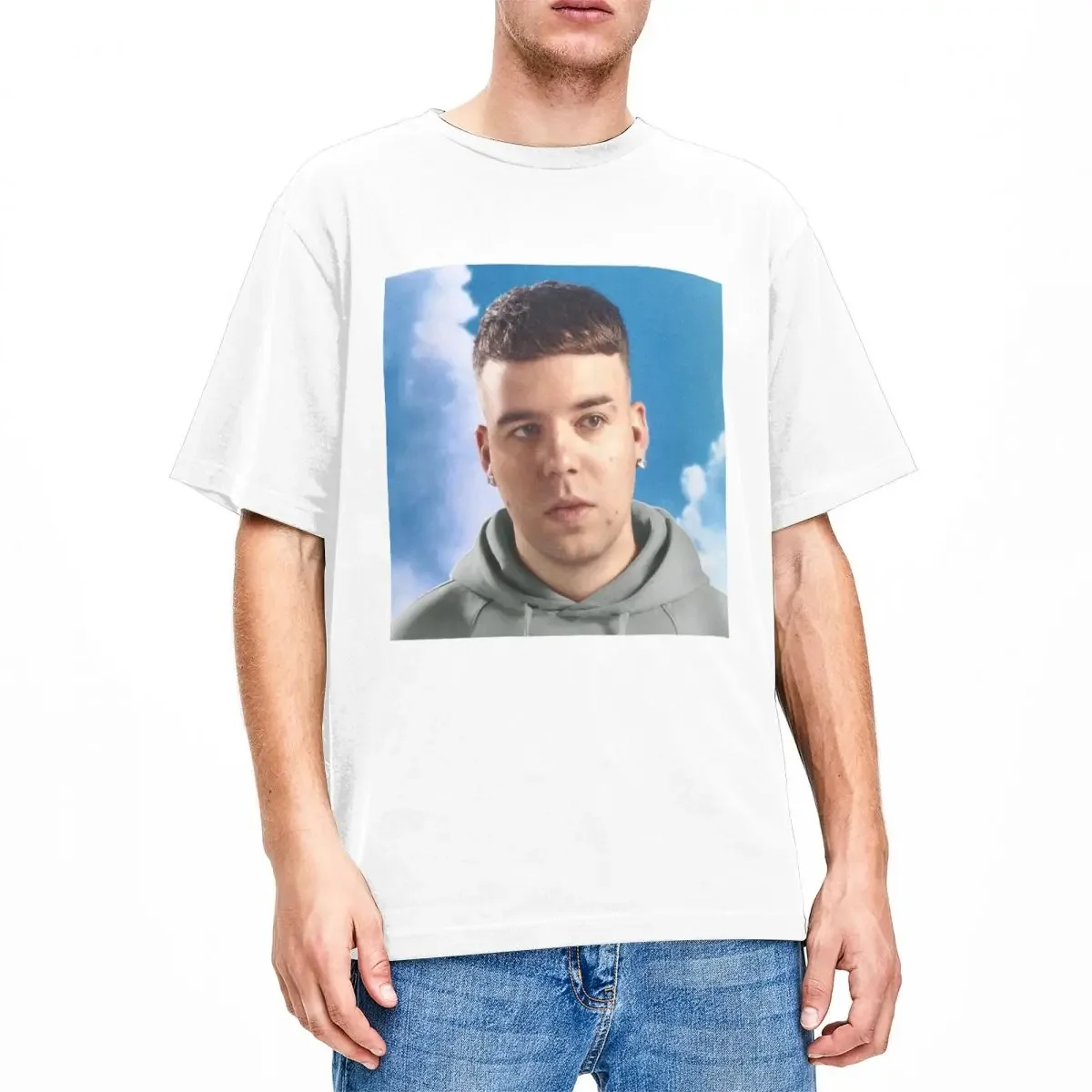 Мужская и женская рубашка Quevedo Album Donde Quiero Estar Stuff Awesome из чистого хлопка с короткими