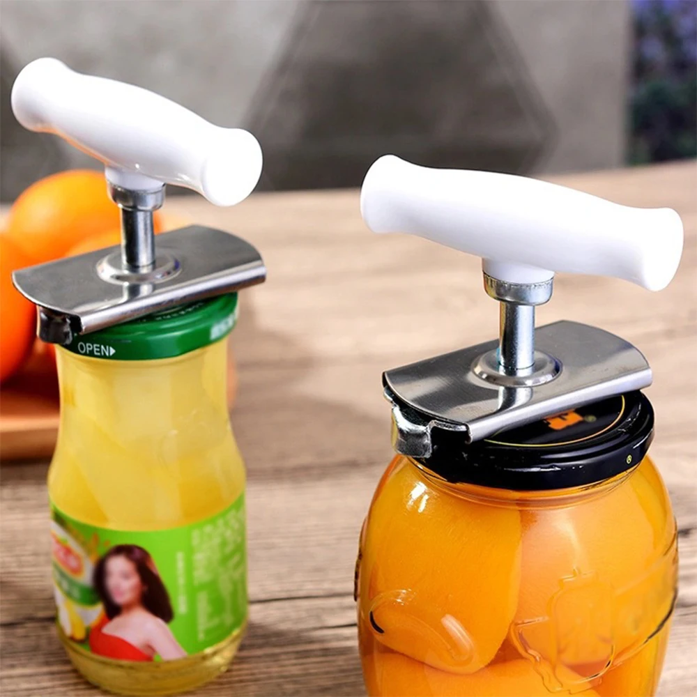 

Stainless Steel Multi-Function Lid Bottle Openers Adjustable Twist Can Opener Kitchen Accessories Manual Jar Opener Tool