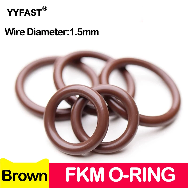 

Коричневые уплотнительные кольца FKM, наружный диаметр 4-105 мм