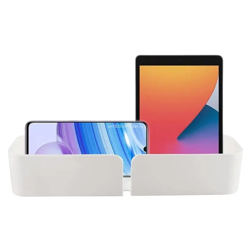 

Bedside Shelf Wall Mounted Storage Box Shelf Adhesive Home Organizer Bathroom