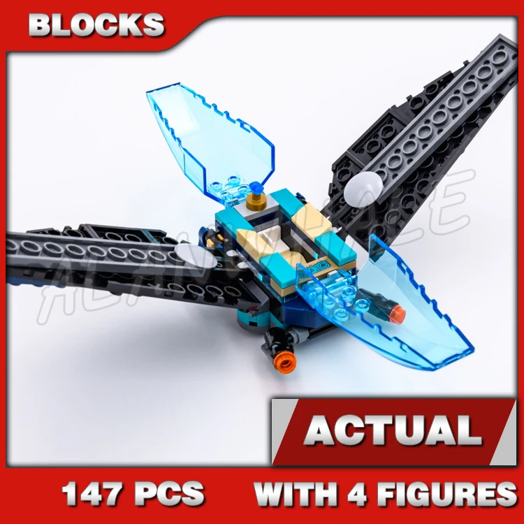 

147pcs Super Revengers Outrider Dropship Attack Captain Black Widow Wakanda 10834 Building Blocks Toy Compatible With Model