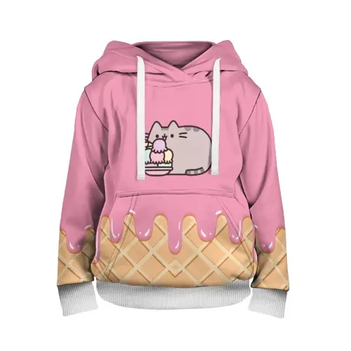 Детская толстовка 3D Pusheen Ice Cream |