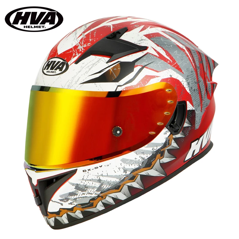 

HVA Motocross Helmets Casco Moto HVA VG-SV Scooter Helmets Unisex Full Face Ece-R22/05