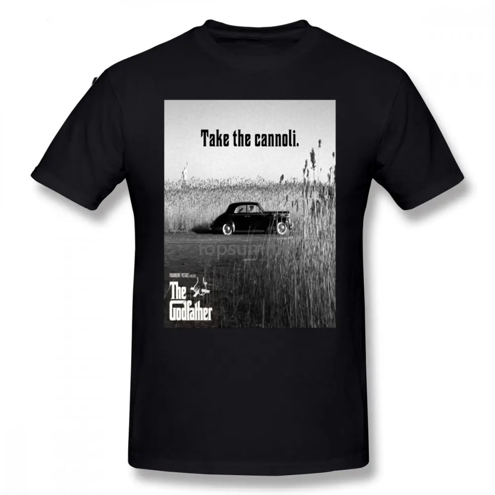 

The Godfather T Shirt The Godfather Take The Cannoli T-Shirt Basic Plus Size Tee Shirt 100 Cotton Fun Graphic Tshirt