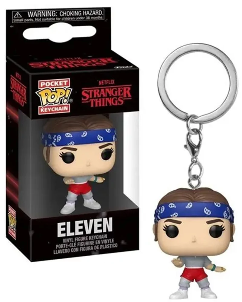 FUNKO POP!! Брелок-игрушка для ключей с персонажами из сериала «Дастин Харрингтон, Уилл Байерс, Майк Уиллер, Робин Бакли, Стив Харрингтон» — идеальный подарок на Рождество. (art.: 3920dbd58abb6) - 3920dbd58abb6