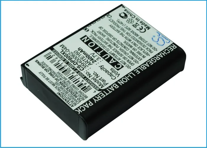 

CS 2400mAh / 8.88Wh battery for HTC Artemis, Love, P3300, P3350 35H00062-04M, ARTE160