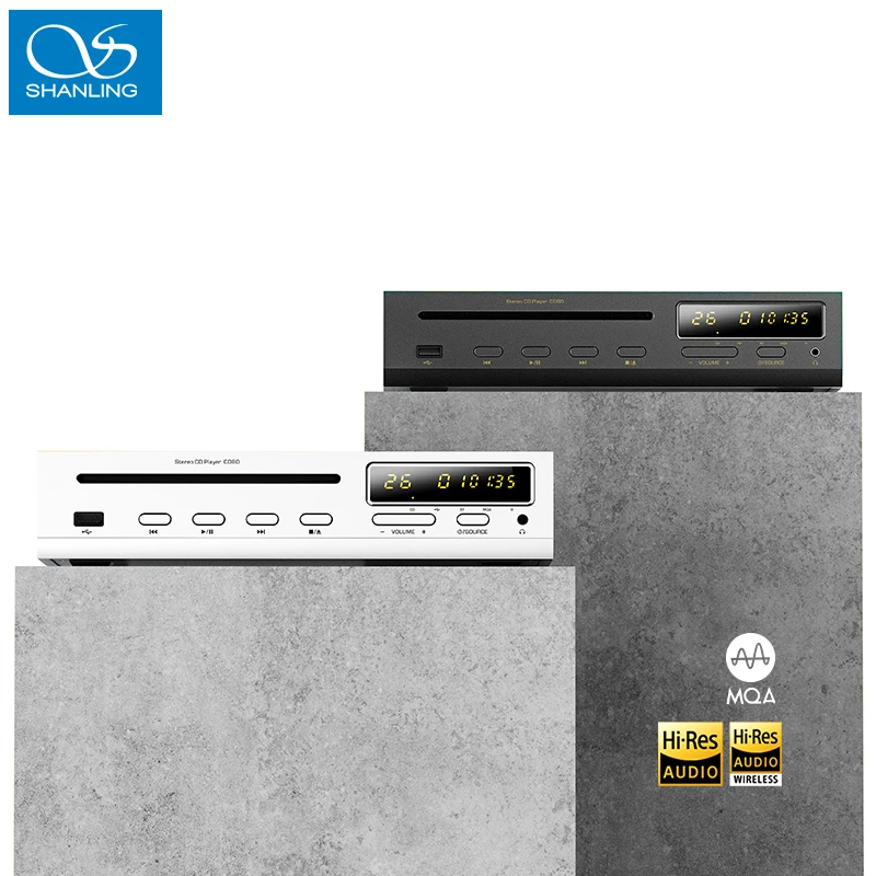 SHANLING CD80 MQA CD-плеер Phillips Drive ES9219MQ ЦАП LTA8092 Чип усилителя Hi-Res Audio Вход Bluetooth LDAC