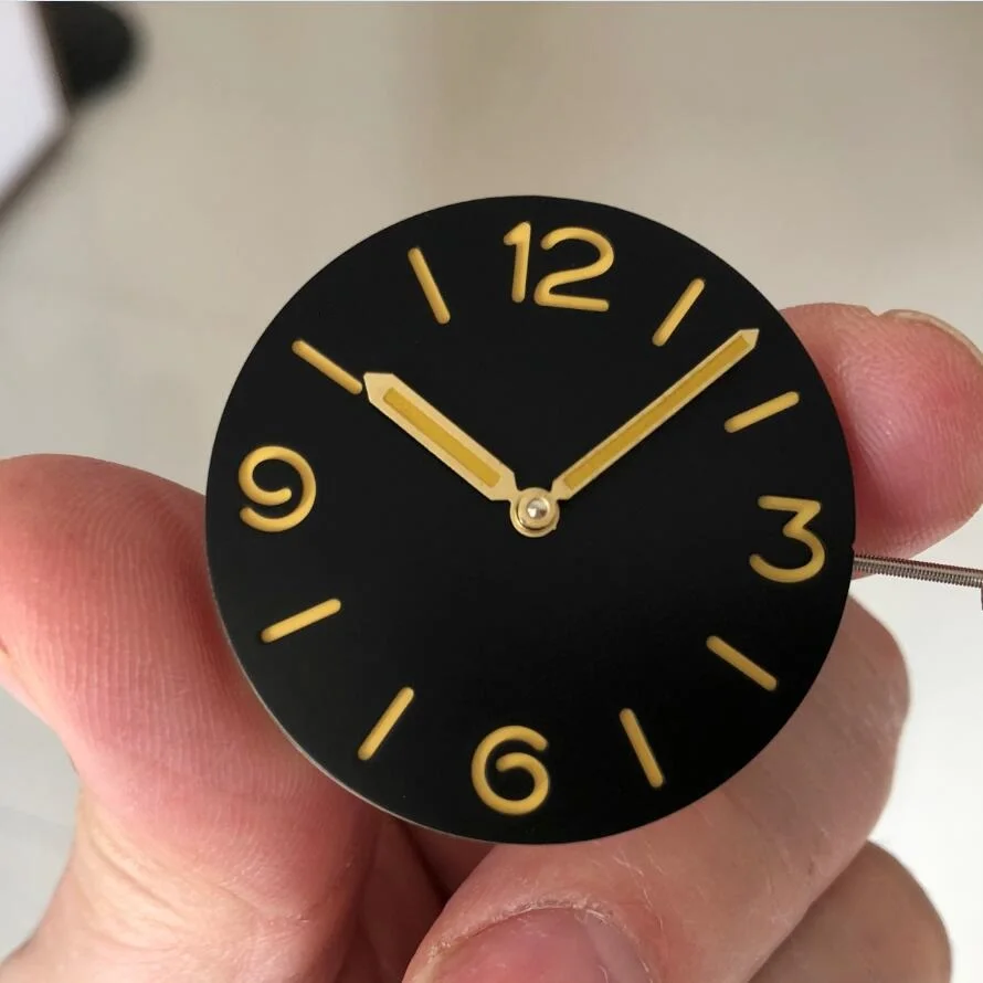 Циферблат часов 39 мм со стрелками для ETA6497/6498/ST3600, аксессуары ...