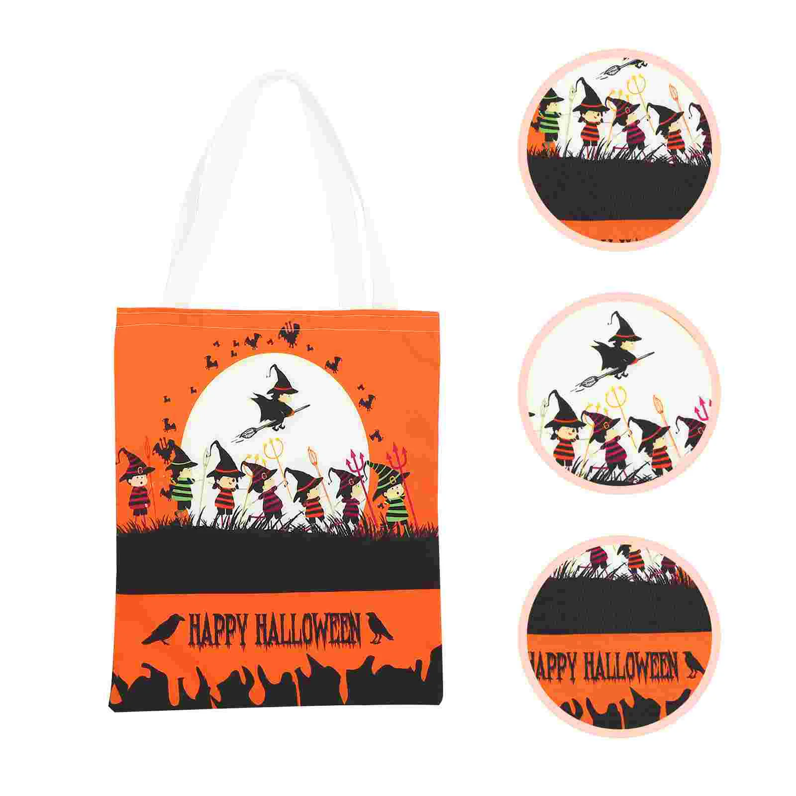 

Bags Candy Bag Treat Tote Party Shopping Or Trick Canvas Pumpkin Present Favors Goodie Holder Bucket Favor Sacks Supplies