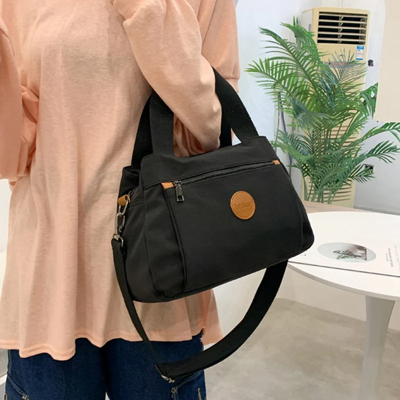 Luxury Casual Designer Canvas Shoulder Bag for Women Handbag Ladies Large Capacity Tote High Quality Crossbody Bags DropShipping