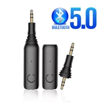 low latency bluetooth 5 0 audio receiver with mic 3 5mm 3 5 aux jack rca stereo music wireless adapter for car speaker amplifier