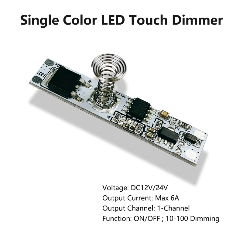 

Сенсорный диммер Lebeisenf DIM-T8/T9 для светодиодной ленты 12-24В 6А