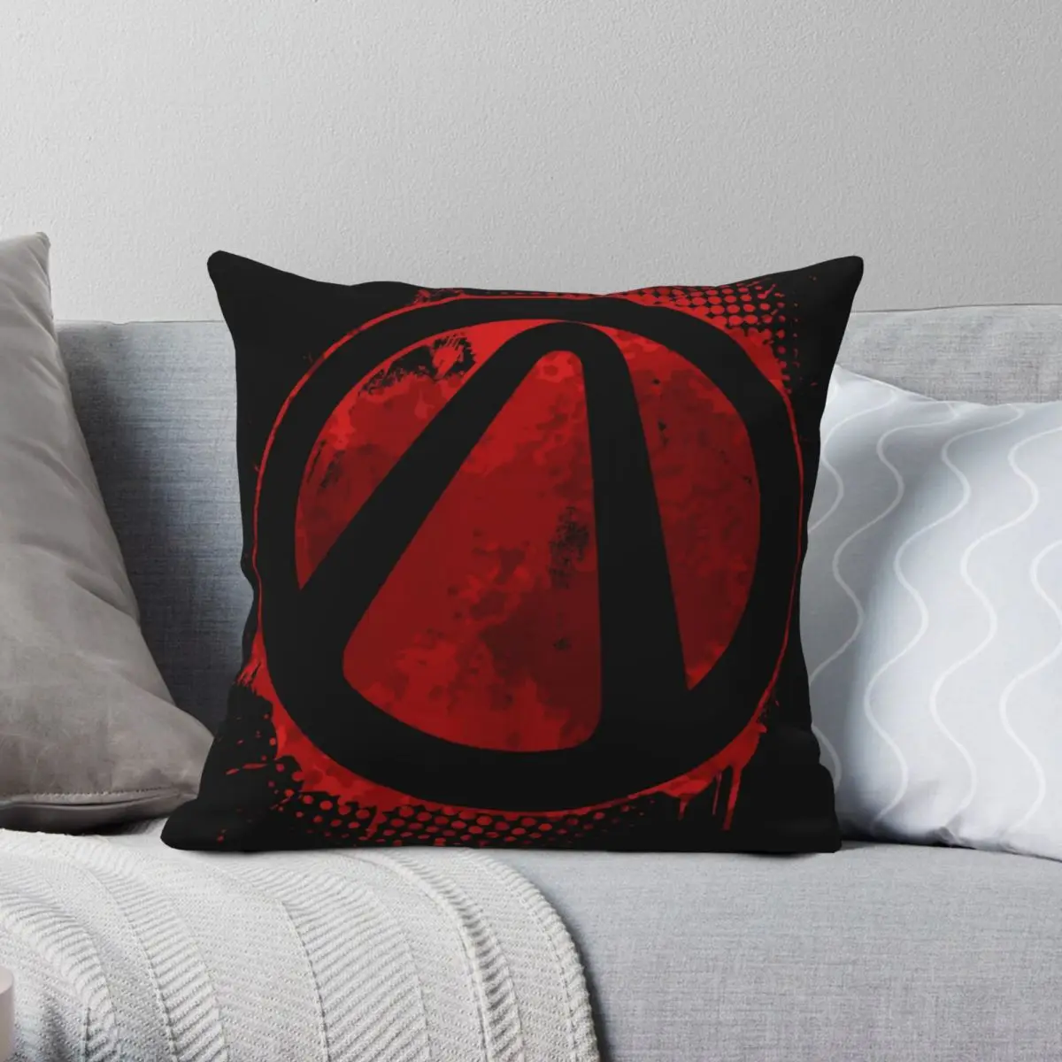 

Borderlands Vault Square Pillowcase Polyester Linen Velvet Creative Zip Decor Throw Pillow Case Bed Cushion Cover