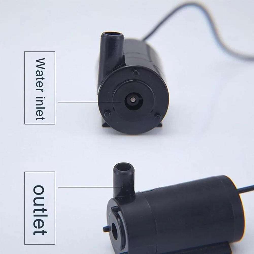 Погружной водяной мини-насос с низким уровнем шума DC 5 В бесщеточный двигатель
