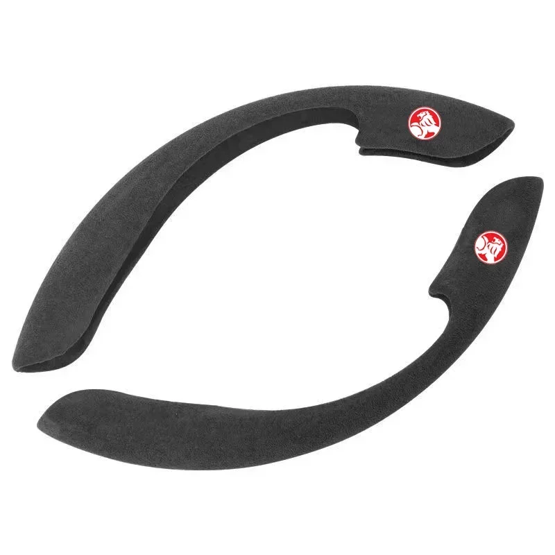 Чехол рулевого колеса автомобиля черная замшевая кожа для Holden модора Trailblazer