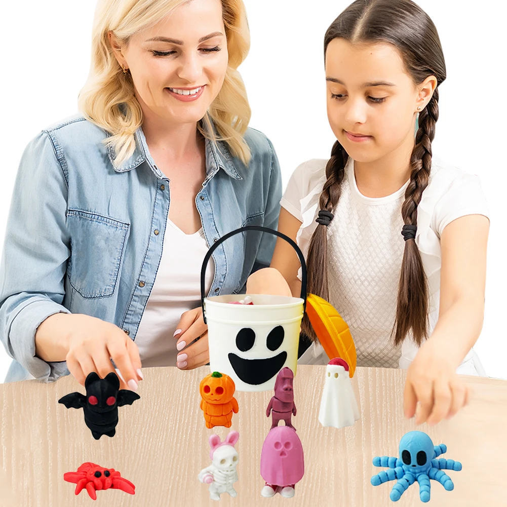 8 шт. детские игрушки-фигурки в виде тыквы