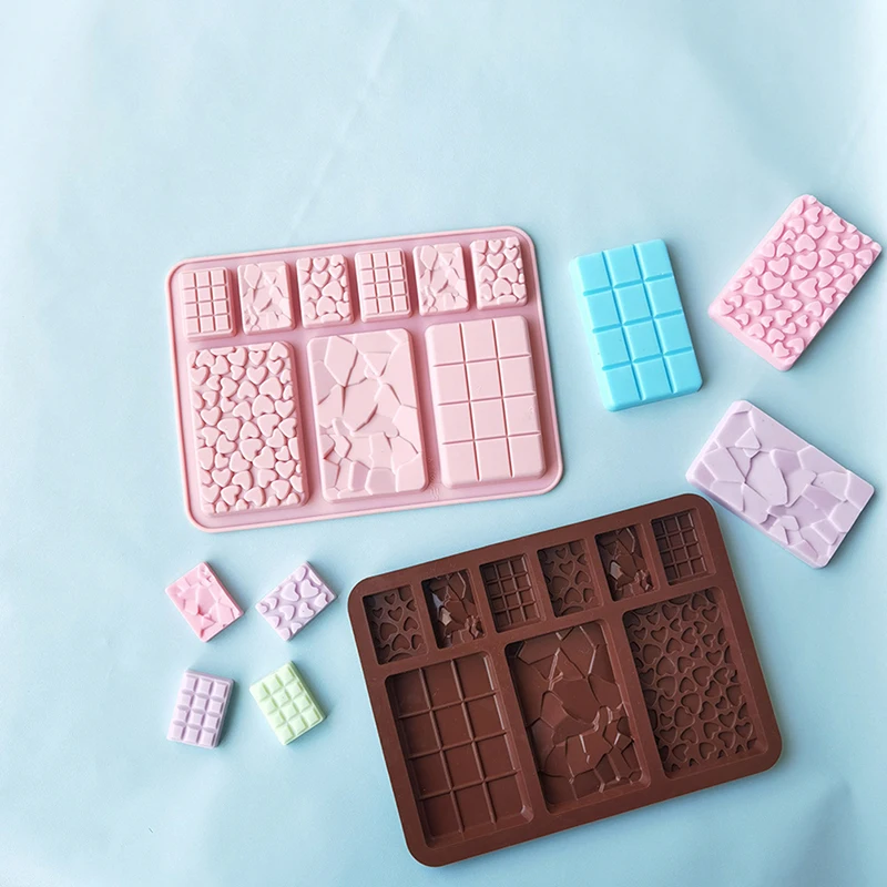 

Silicone Chocolate Mold Bricks Baking Tools Non-Stick Silicone Cake Mould Jelly Candy 3D DIY Molds Kitchen Accessories