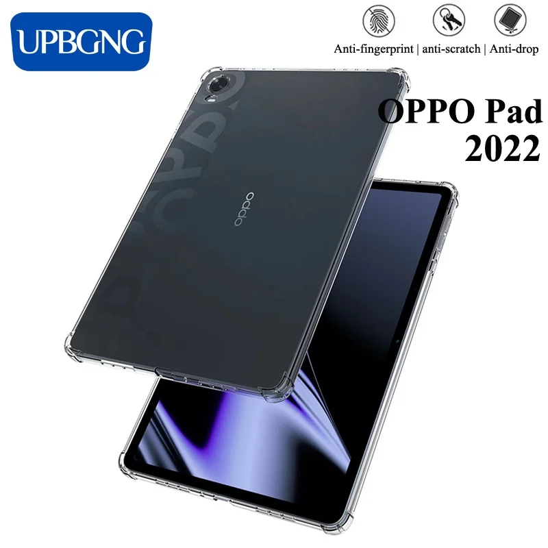 Чехол UPBGNG для OPPO Pad 2022 прозрачный силиконовый мягкий чехол 11