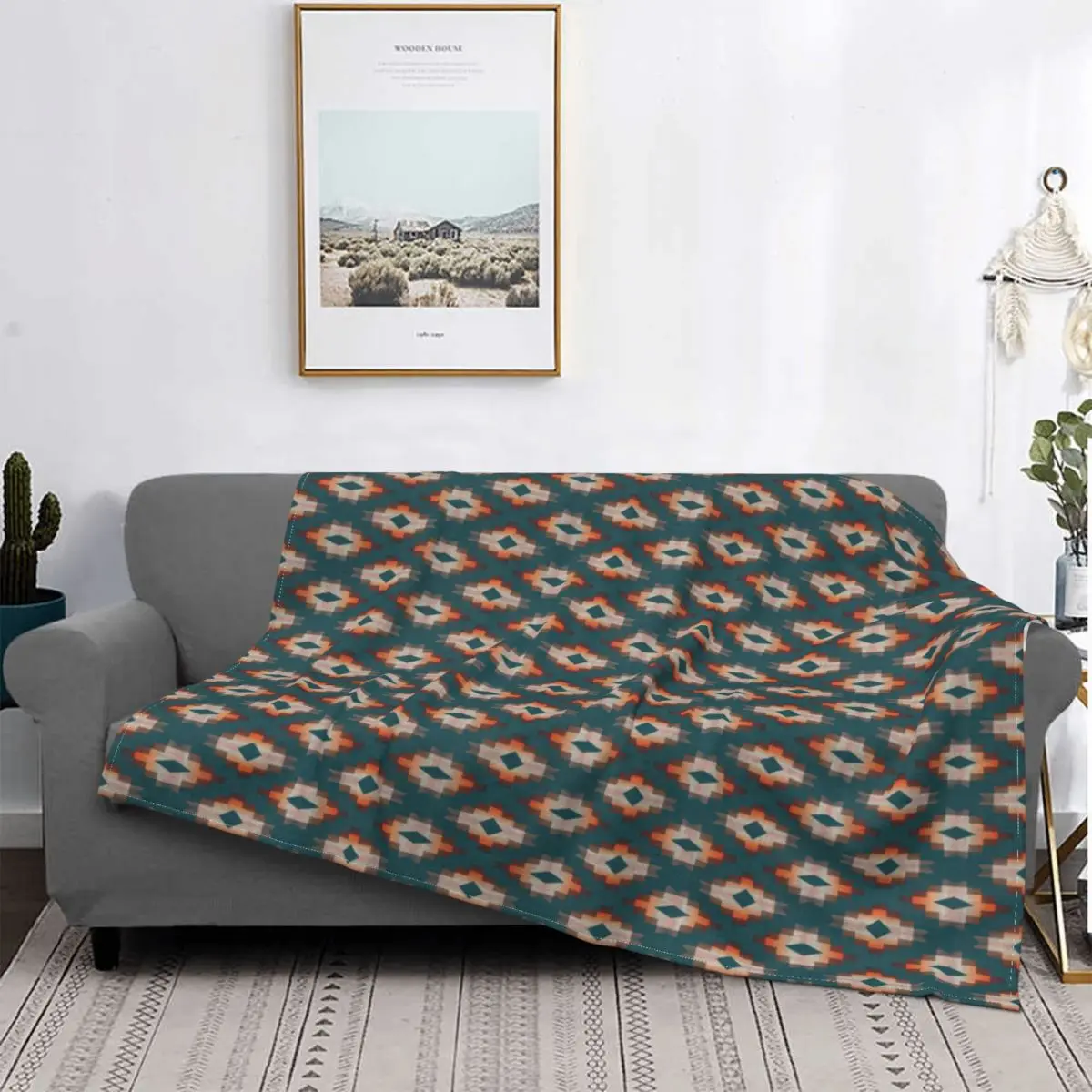 Flannel Decoration Antique Soft Throw Blankets For Bed Plush