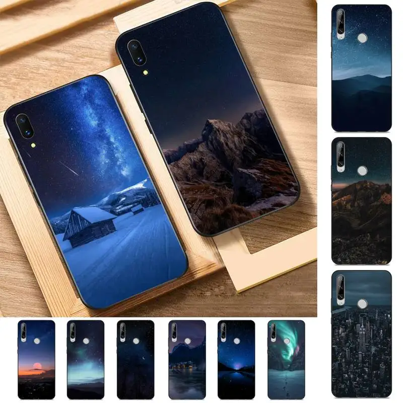 

Night view Phone Case for Huawei Y 6 9 7 5 8s prime 2019 2018 enjoy 7 plus