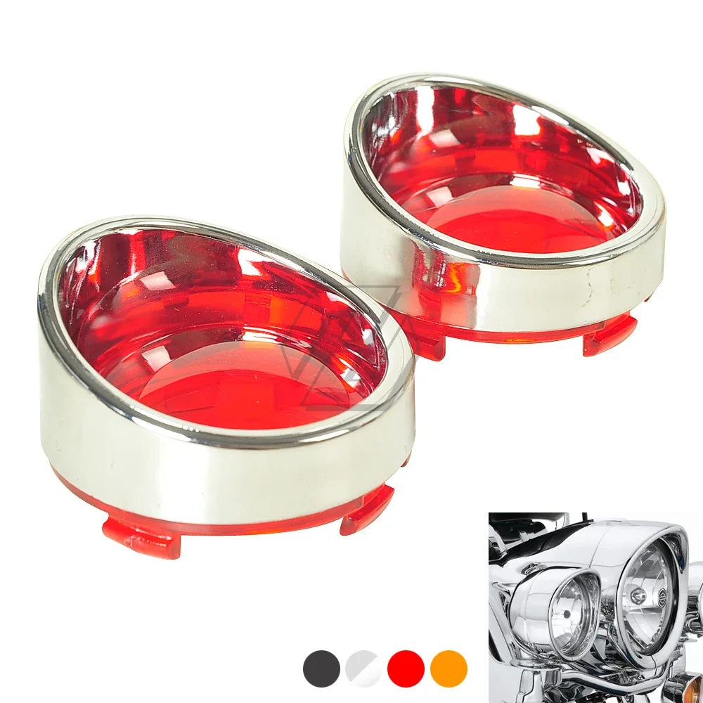 Хромированный чехол для мотоцикла с козырьком указателя поворота Harley Dyna Softail