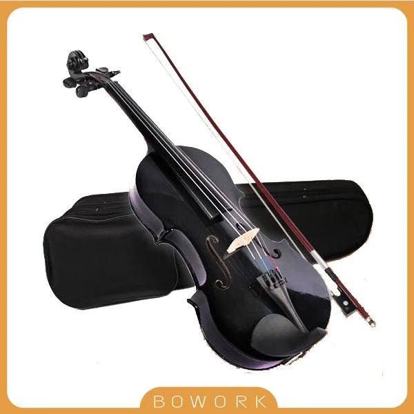 4/4 3/4 1/2 1/4 1/8 Violin Black Maple Wood Acoustic Violin Acoustic Violin Fiddle Case Bow Rosin Musical Instruments Stringed