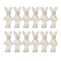 12pcspack 4 7inch cute and tiny bunnies rabbits diy accessories