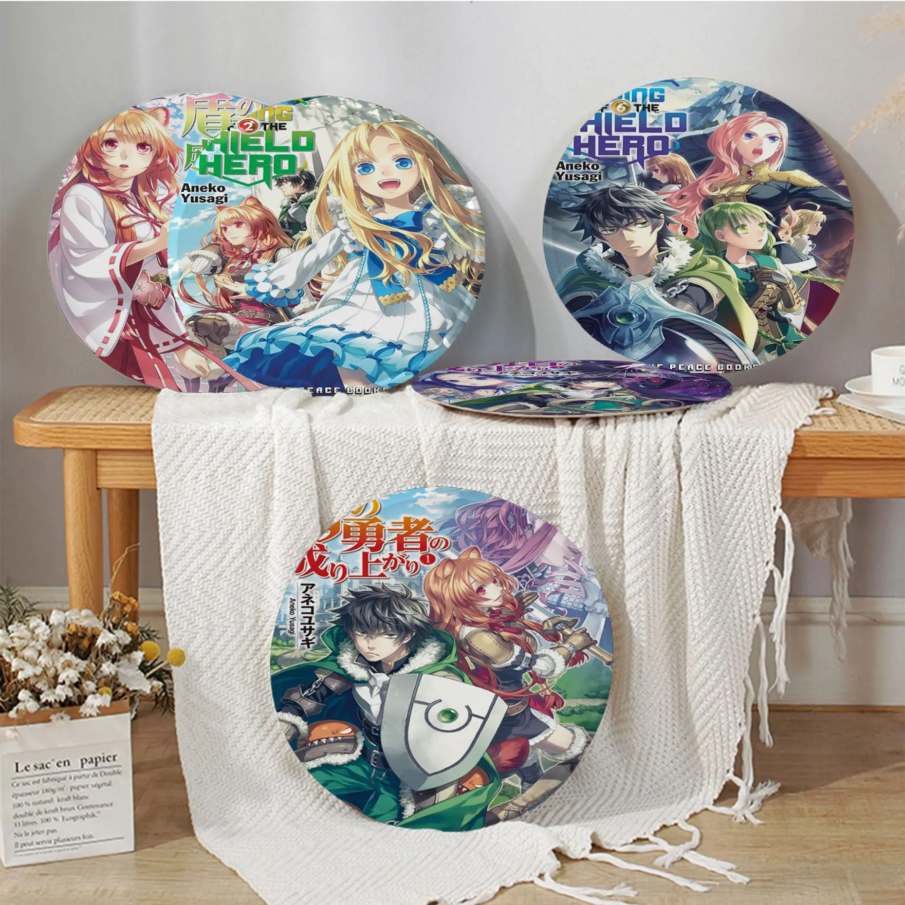 

The Rising Of The Shield Hero Square Sofa Mat Dining Room Table Chair Cushions Unisex Fashion Anti-slip Chair Cushions