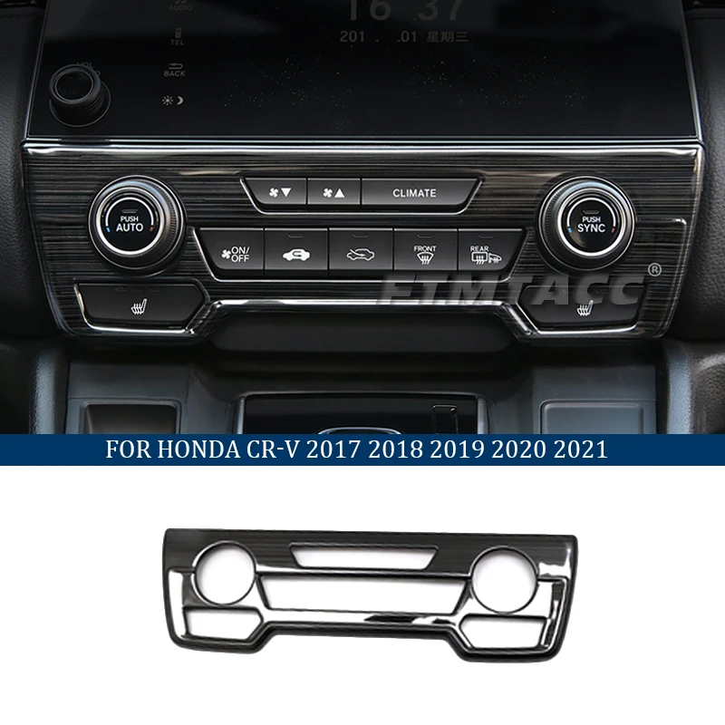 

Для Honda CRV CR-V 2017 2018 2019 2020 2021 аксессуары для стайлинга автомобиля интерьер матовый рисунок из нержавеющей стали декоративный чехол