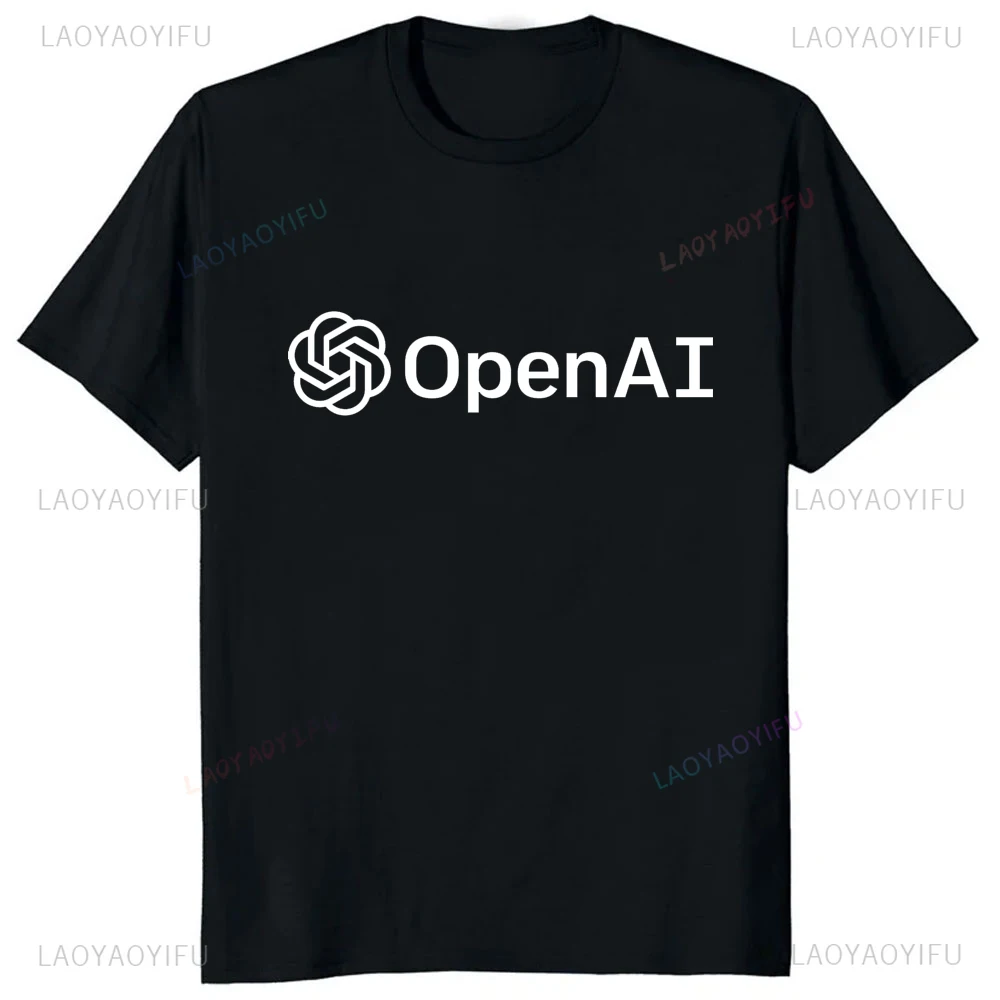 Фото Новое поступление, OpenAI, программист, кодер, графическая футболка, чат GPT, разработчик, уличная одежда с принтом, повседневные модные стильные мужские футболки №2