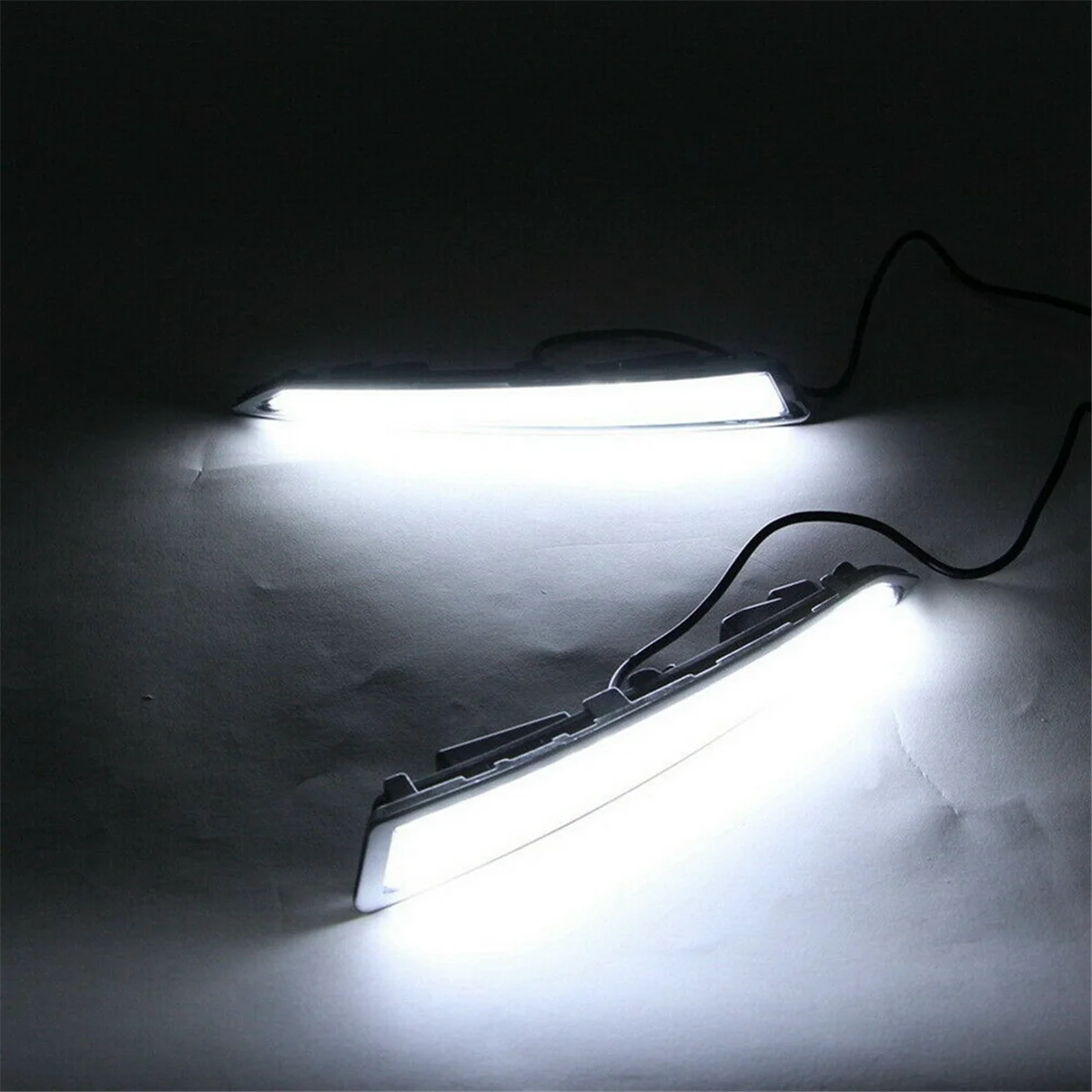 1 пара светодиодных дневных ходовых огней DRL с поворотными сигнальными лампами