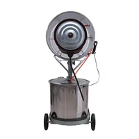 industrial mobile large capacity centrifugal humidifier misting fan for workshop