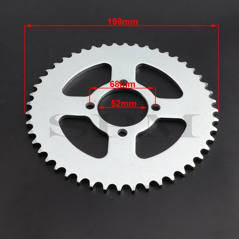 

420/428 Chain 52MM 48T Tooth Rear Chain Sprocket For ATV Quad Pit Dirt Bike Buggy Go Kart Motocross Motorcycle Accessories