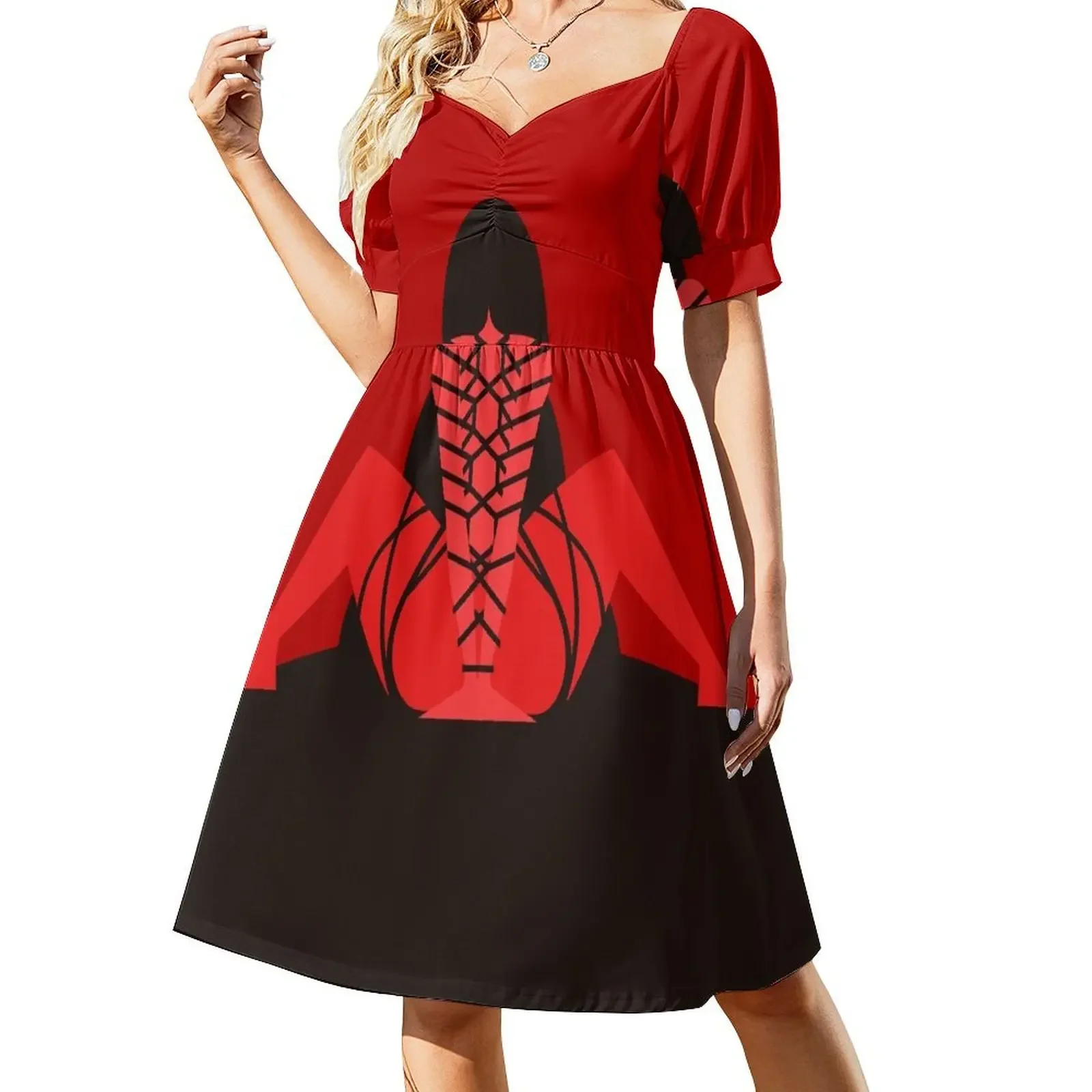 Женское платье из полиэстера