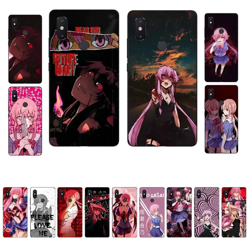 

Mirai Nikki Future Diary Phone Case for Xiaomi mi 8 9 10 lite pro 9SE 5 6 X max 2 3 mix2s F1