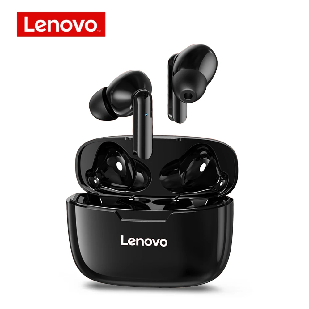 

Lenovo xt90 tws bluetooth 5.0 esportes fone de ouvido sem fio botão toque ipx5 à prova dwireless água tampões com 300mah caixa c