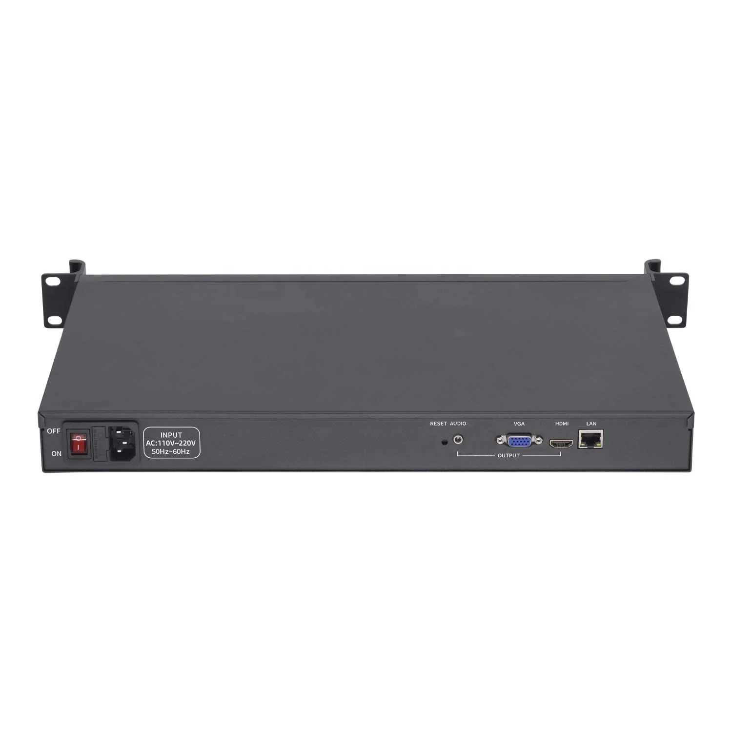 Фото Новый декодер-устройство для потоковой передачи видео UNISHEEN JM3510C SRT RTMP RTSP H.265 H.264 HDMI VGA SDI, 1U, для установки в стойку, модель 2026 года №2
