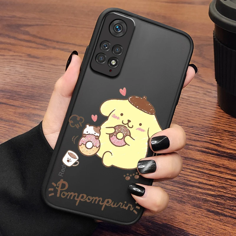 Матовый полупрозрачный чехол для Redmi Note 13 12 12S 12T 11 11T 11E 10 10S 9 Pro Plus